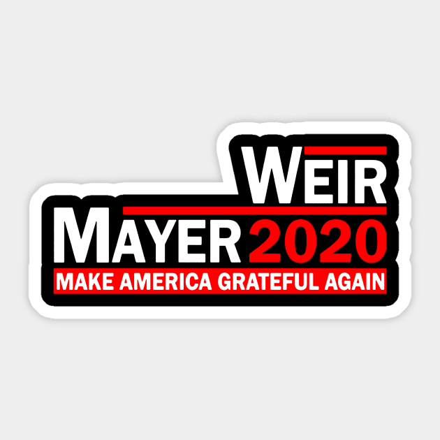 Weir Mayer 2020 - 2 Sticker by rizkynazar